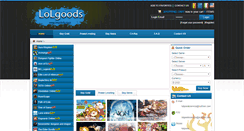 Desktop Screenshot of lolgoods.com