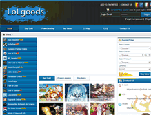 Tablet Screenshot of lolgoods.com